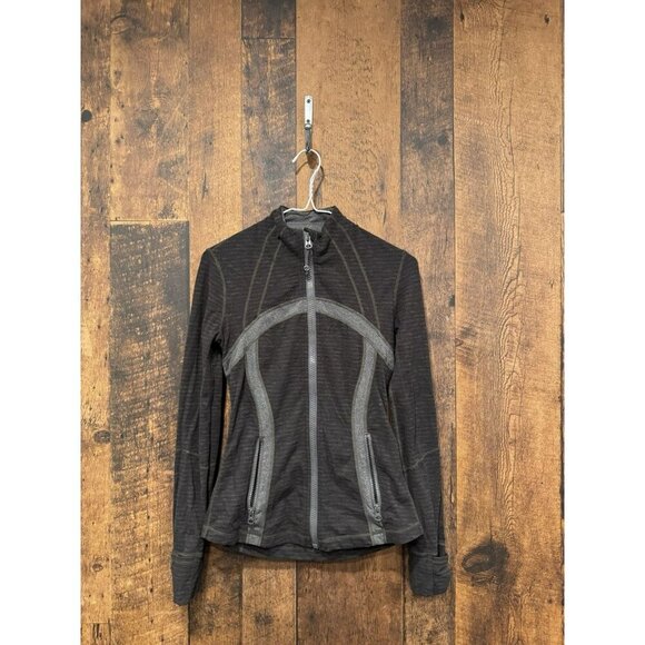 Lululemon Define Jacket *Pique Deep Camo Pique / Heathered Wren Size 4 - Picture 2 of 5
